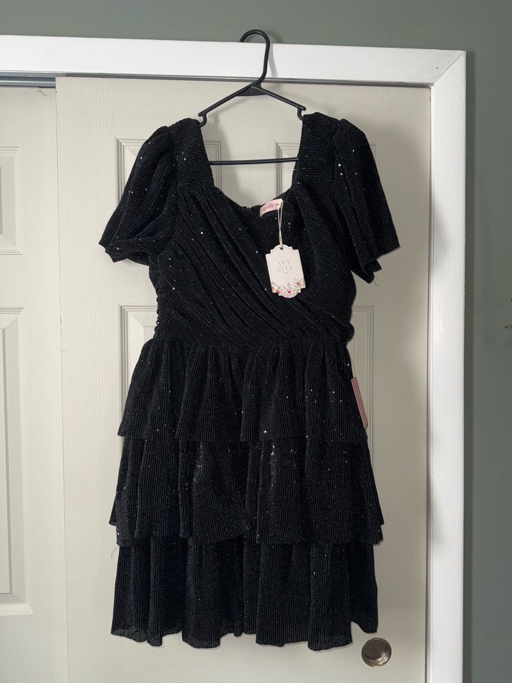 NWT Ivy City Co Kyla Dress in Black (M)